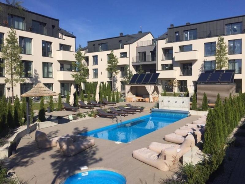 Super Mini Loft With Outdoor Pool. Palanga Exterior foto